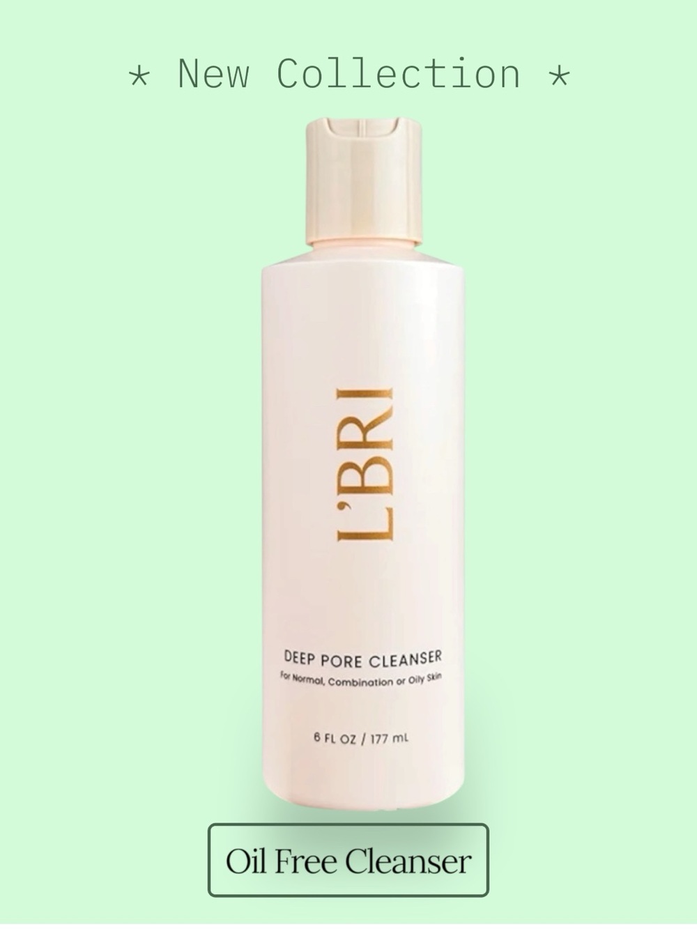 LBRI Deep Pore Cleanser Aloe Based Normal Combination Oily Blemished Skin